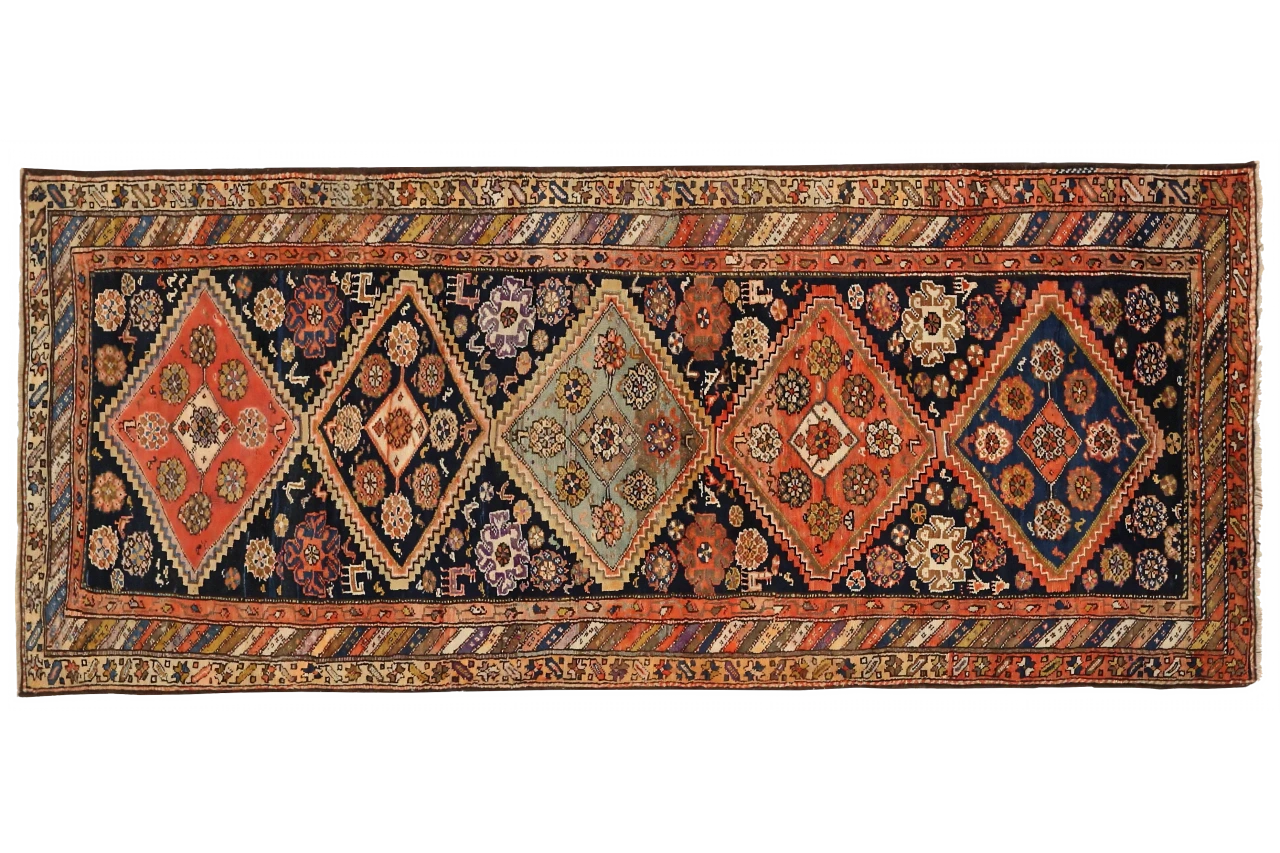 Antique Persian Malayer Traditional Rug 11075