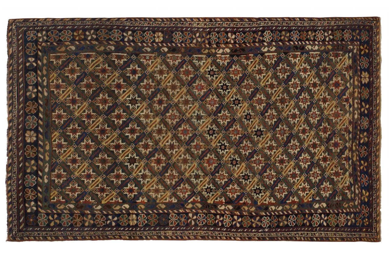 Antique Persian Shiraz Transitional Rug 11081