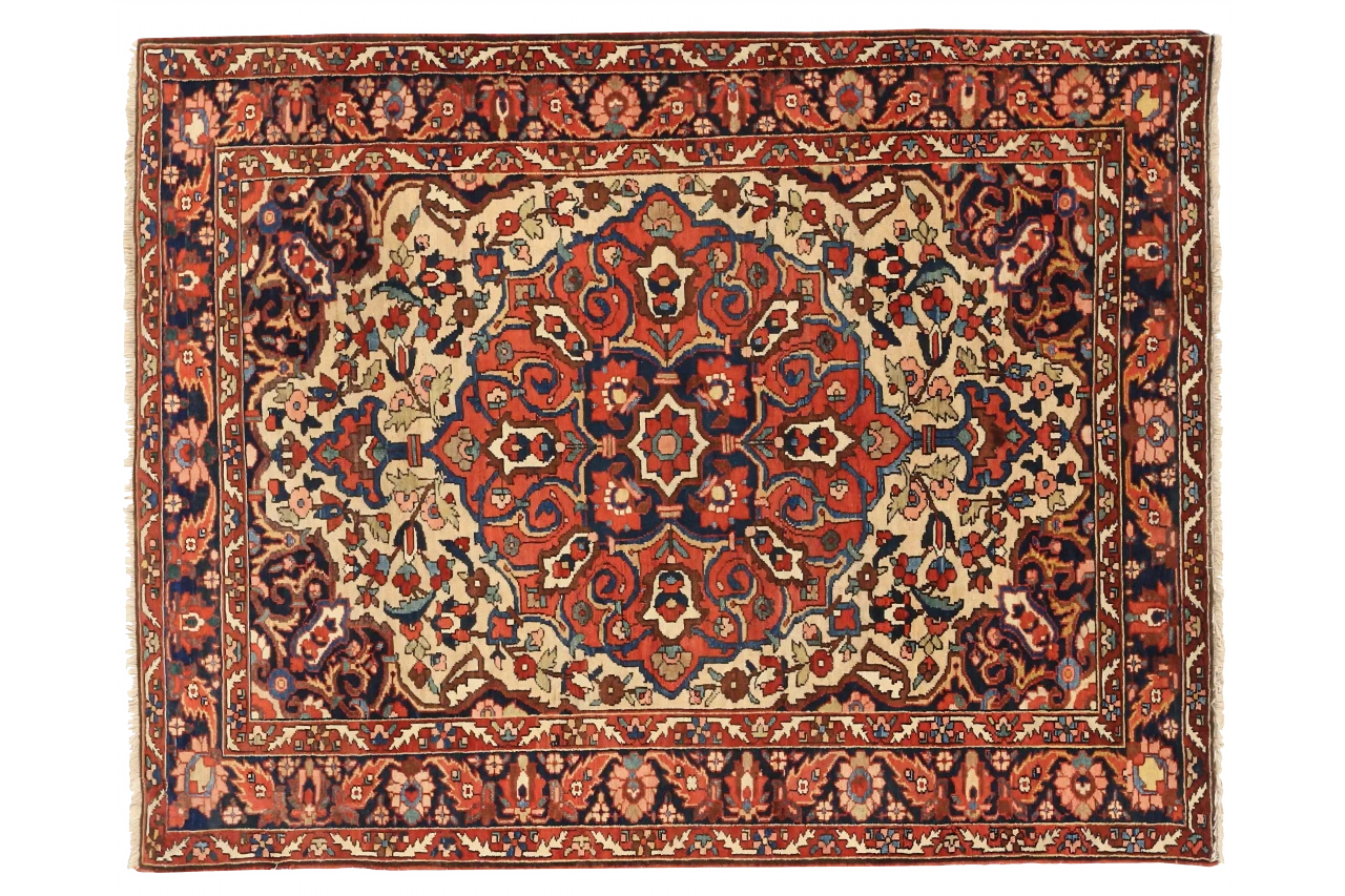 Antique Persian Bakhtiar Traditional Rug 11091