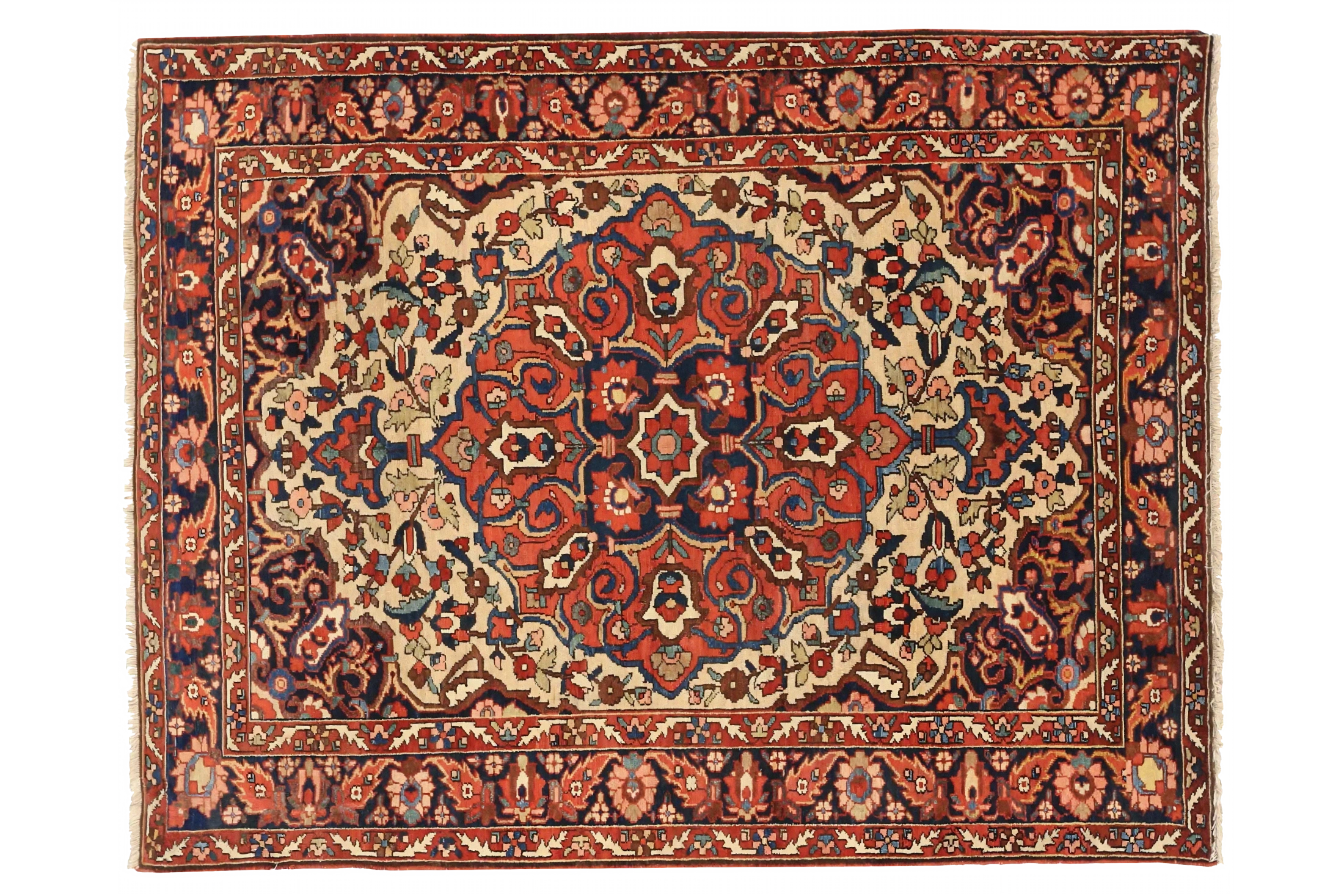 Antique Persian Bakhtiar Traditional Rug 11091