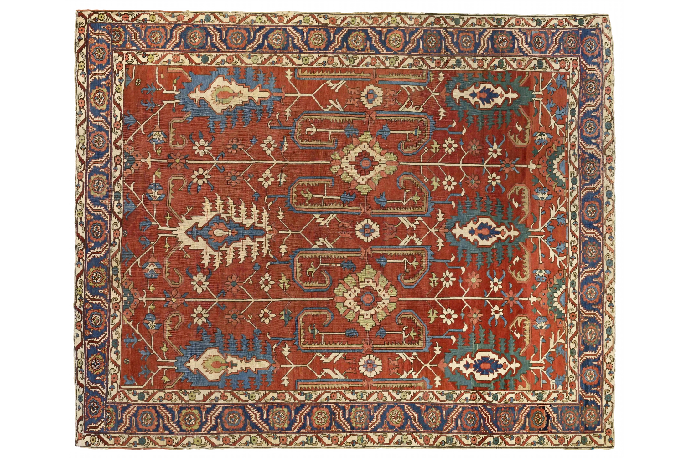 Antique Persian Transitional Rug 11096