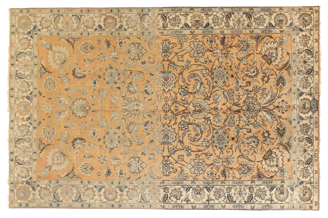 Antique Persian Tabriz Transitional Rug 11102