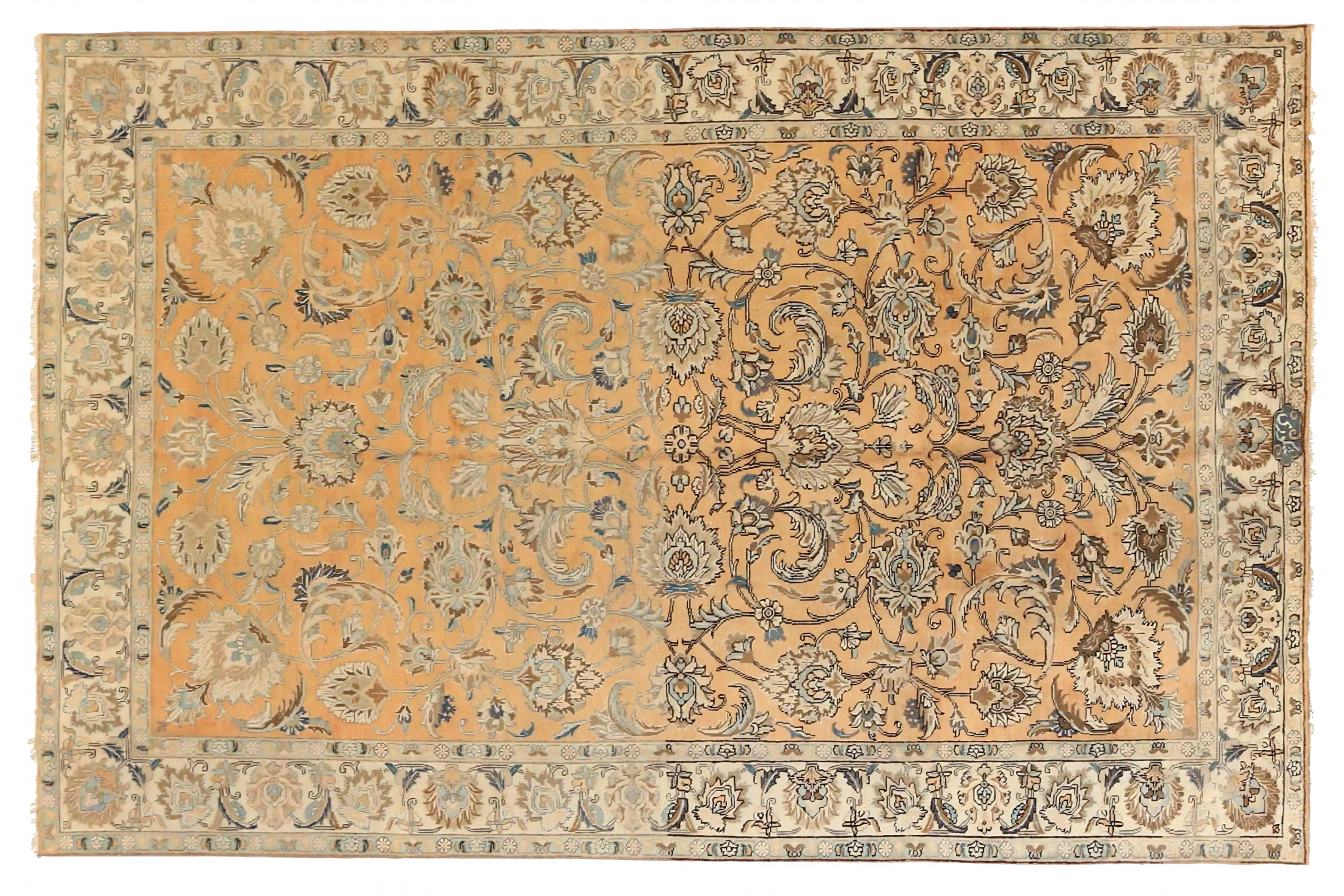 Antique Persian Tabriz Transitional Rug 11102