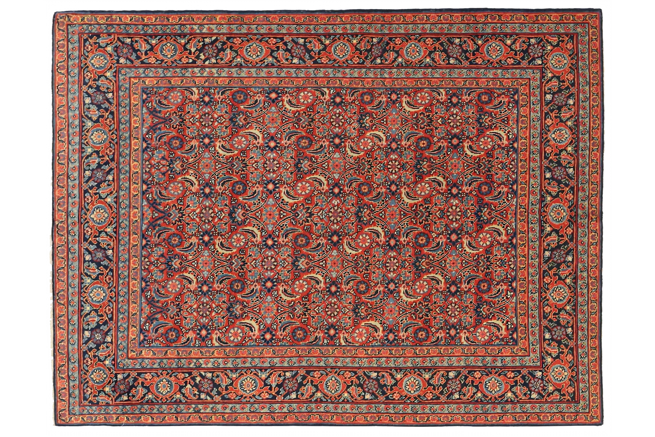 Antique Persian Tabriz Traditional Rug 11110