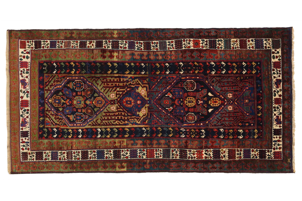Antique Persian Sarab Transitional Rug 11134