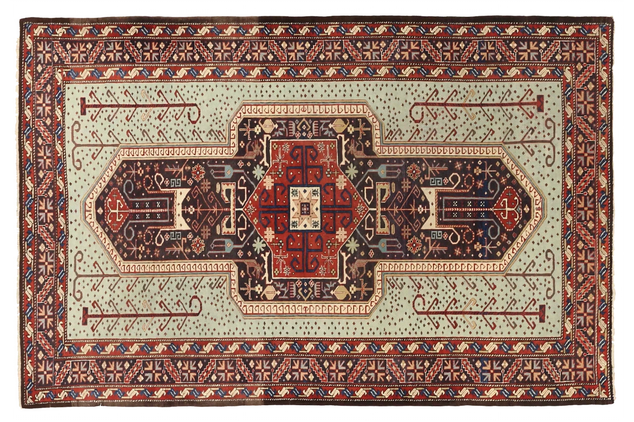 Antique Persian Ardebil Transitional Rug 11139