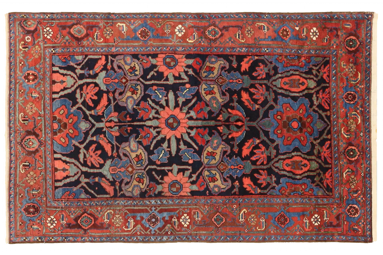 Antique Persian Hamadan Traditional Rug 11148