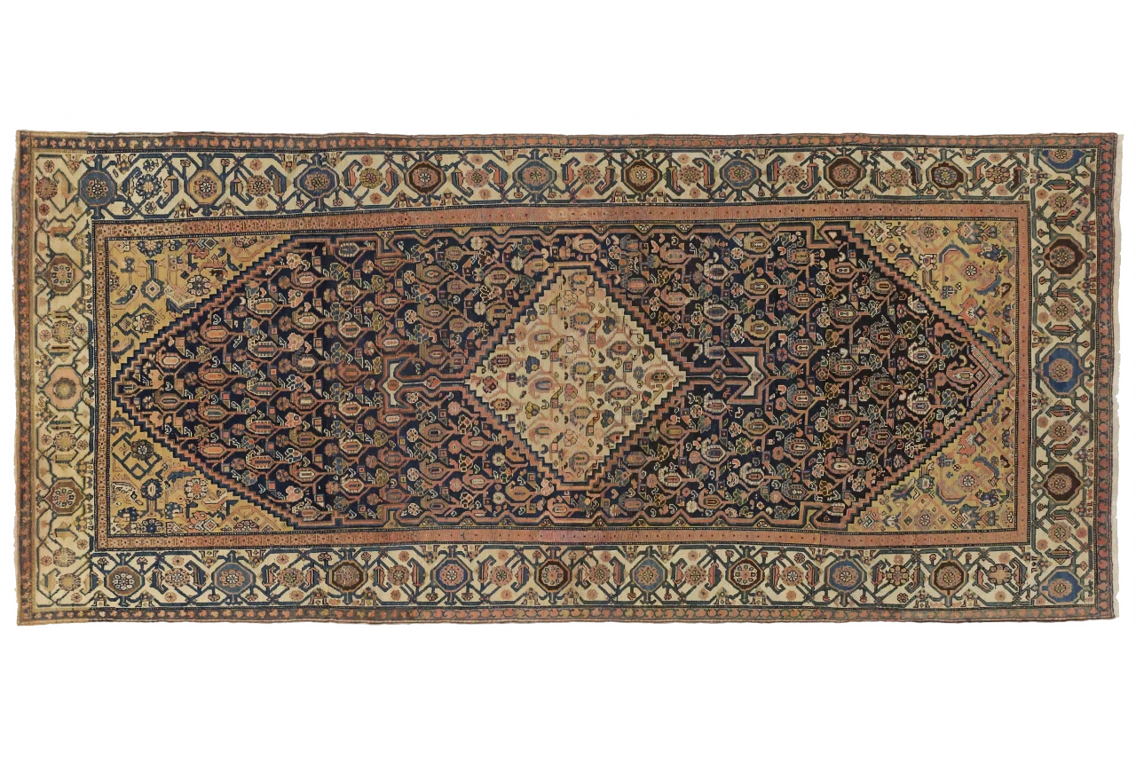 Antique Persian Malayer Transitional Rug 11157