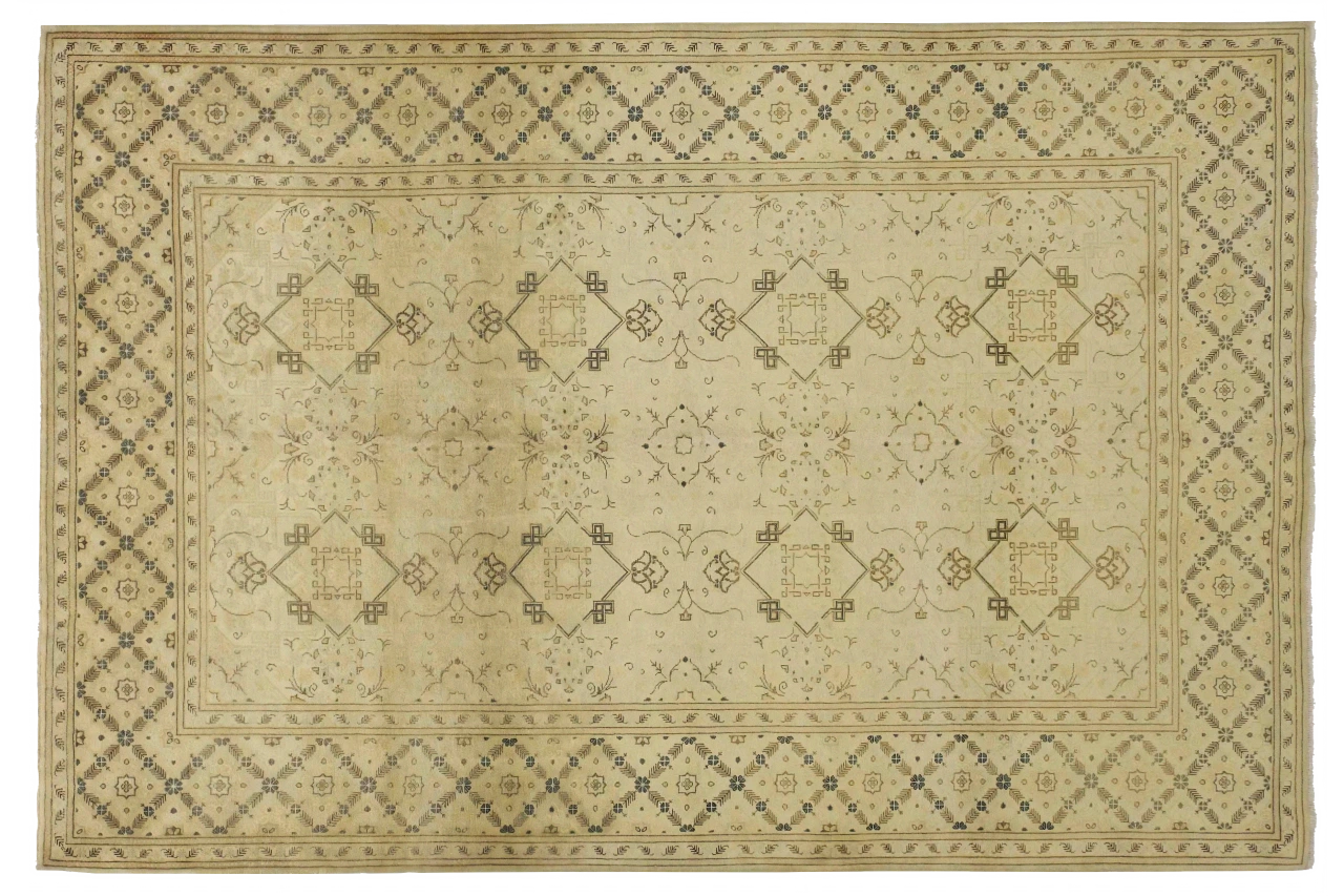 Antique Persian Kashan Transitional Rug 11168