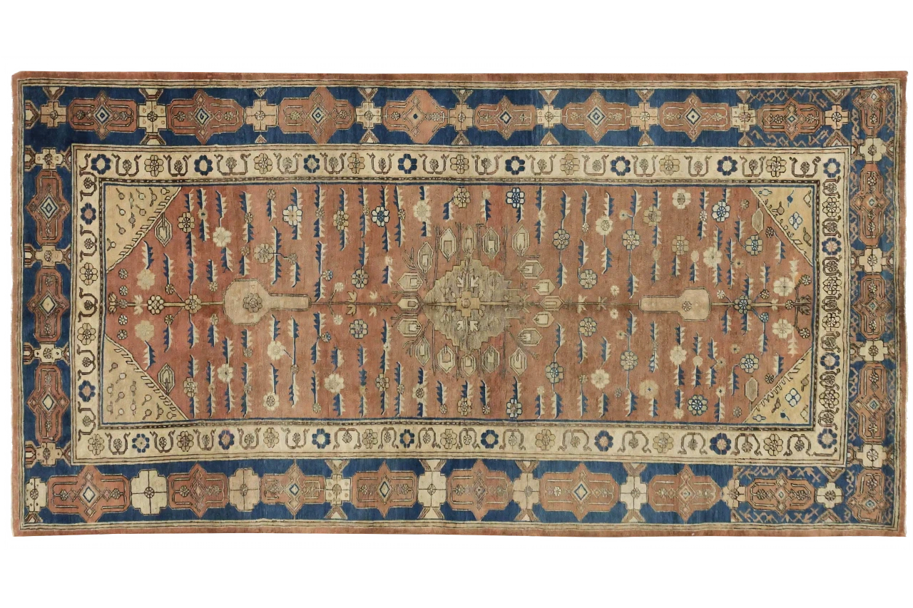 Antique Russia Khotan Transitional Rug 11176