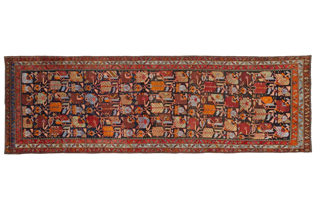 Antique Persian Bijar Transitional Rug 11189