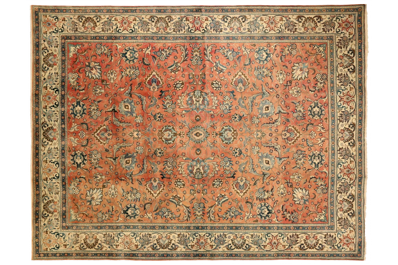 Antique Persian Tabriz Traditional Rug 11191