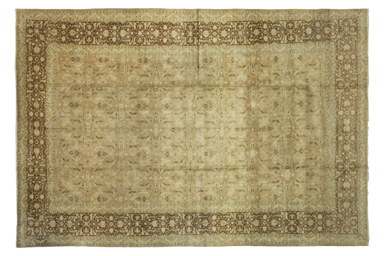 Antique Persian Tabriz Transitional Rug 11218