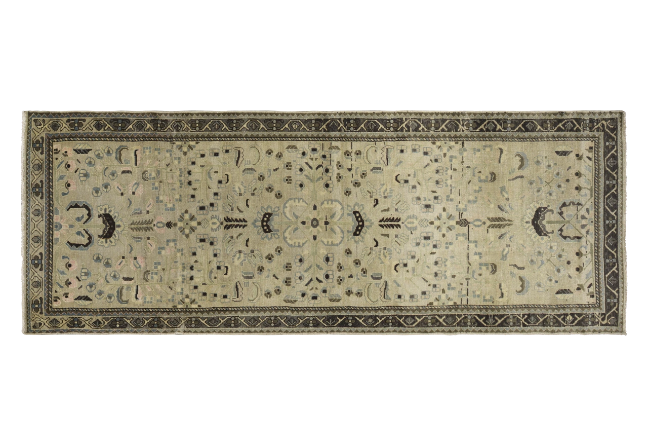 Antique Persian Malayer Transitional Rug 11315