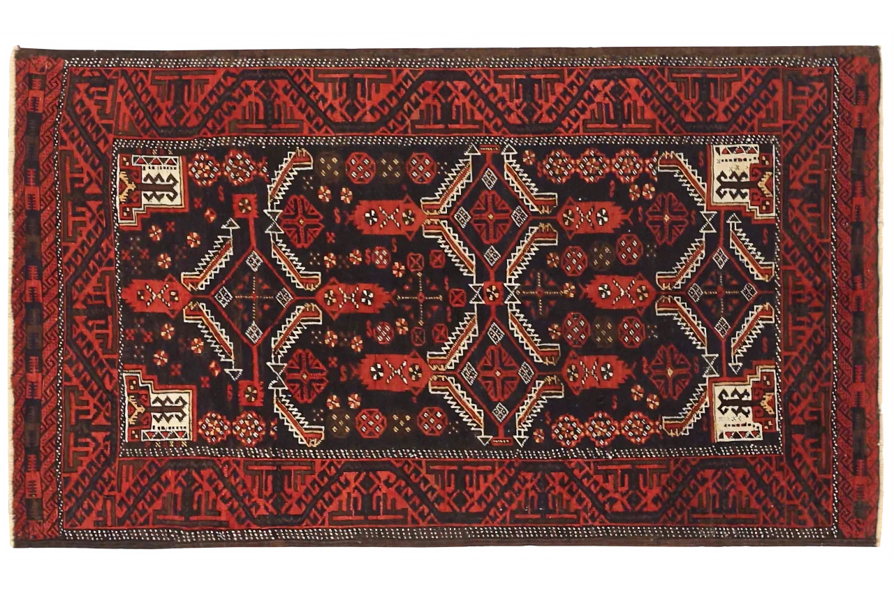 Antique Persian Traditional Rug 11349