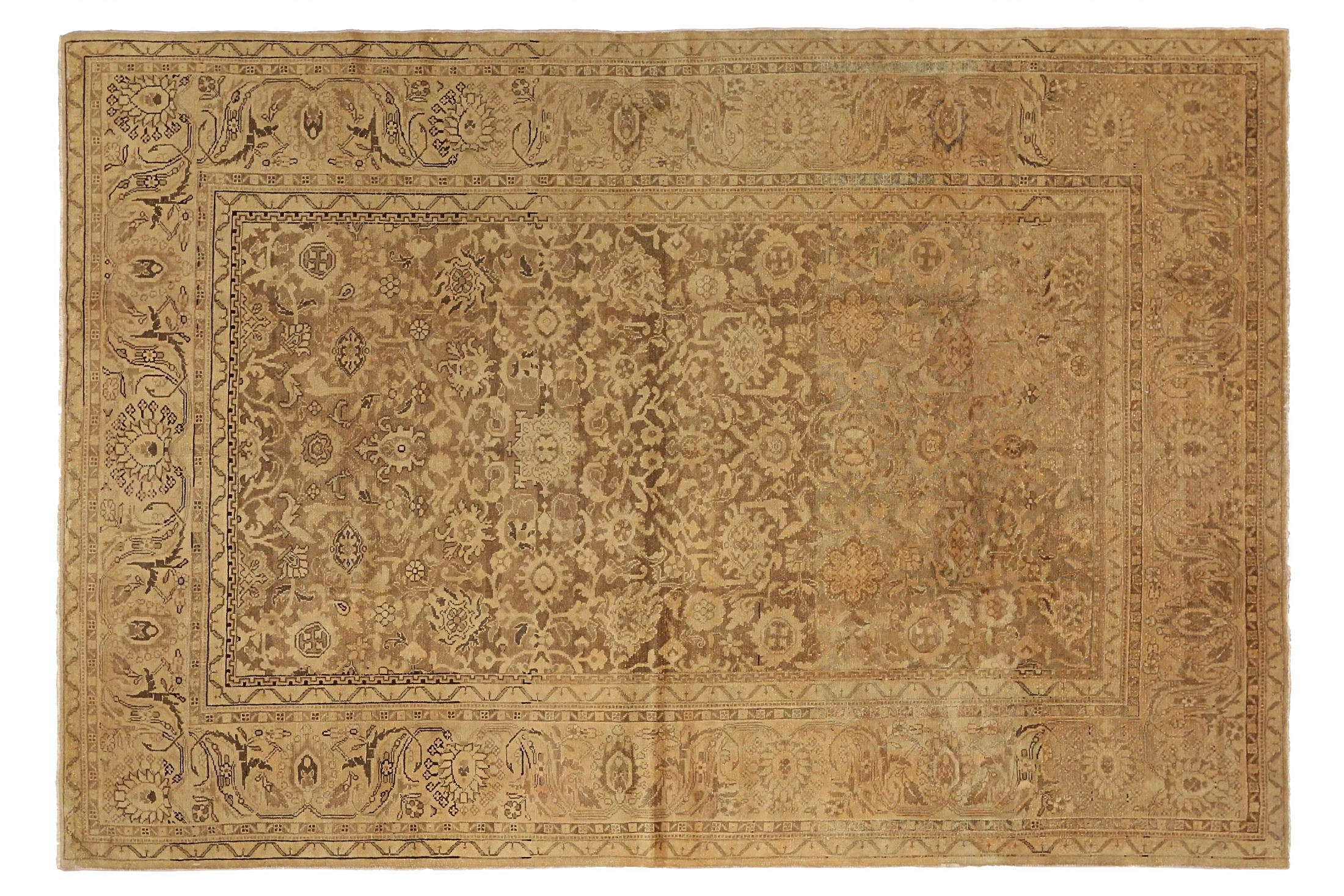 Antique Persian Malayer Transitional Rug 11397