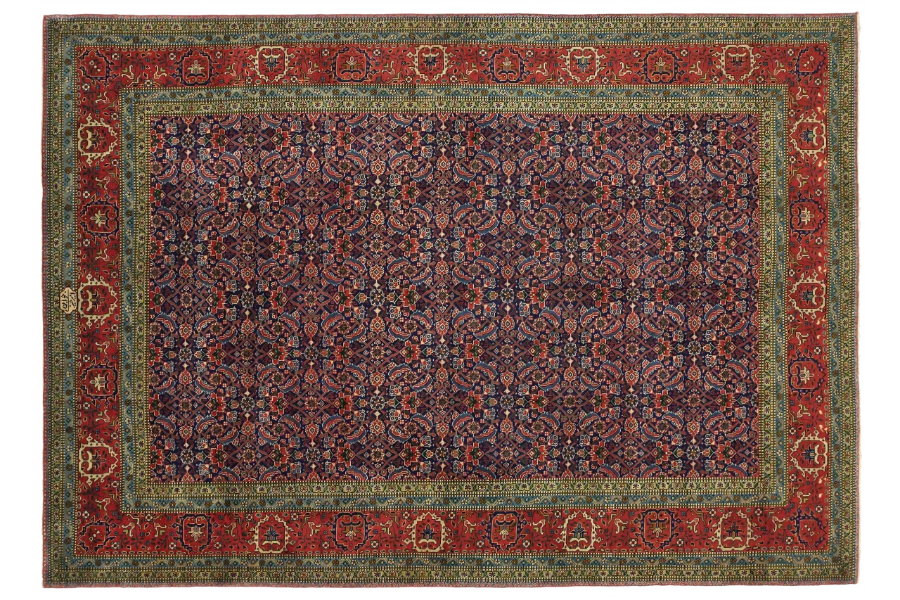 Antique Persian Tabriz Traditional Rug 11449