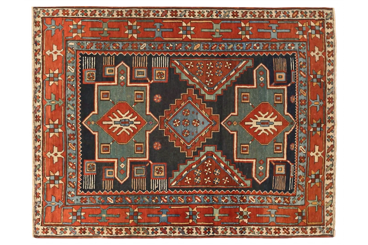 Antique Persian Traditional Rug 11478