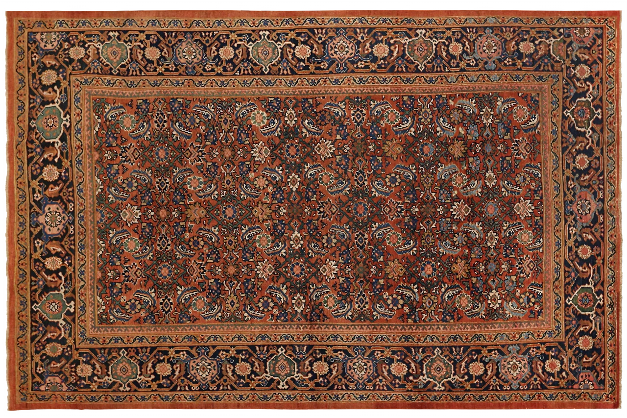 Antique Persian Sultanabad Traditional Rug 11536