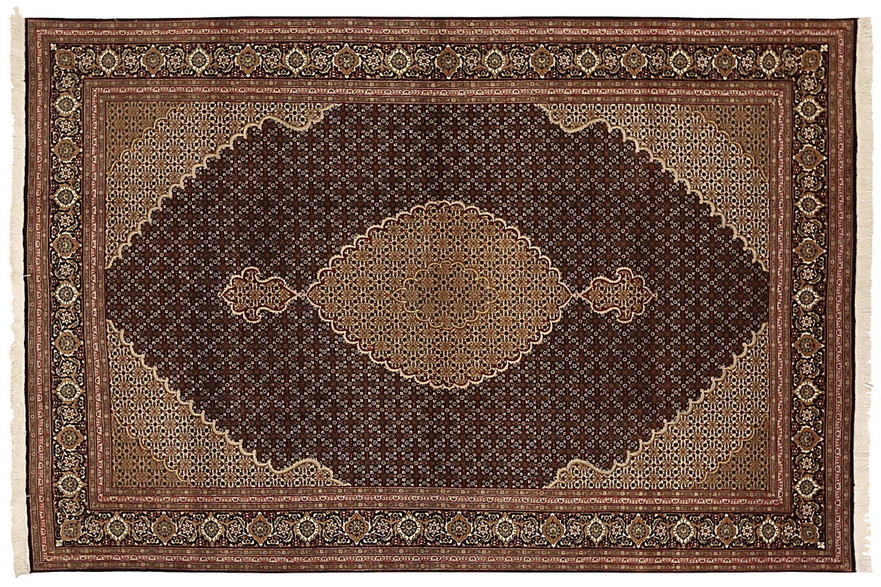 Persian Tabriz Transitional Rug 11556