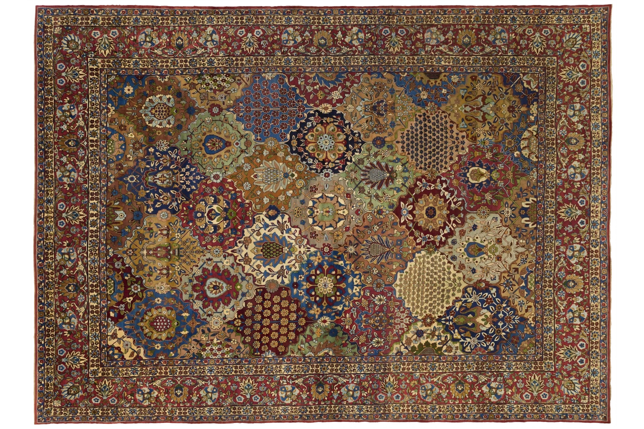 Antique Persian Yazd Transitional Rug 11639
