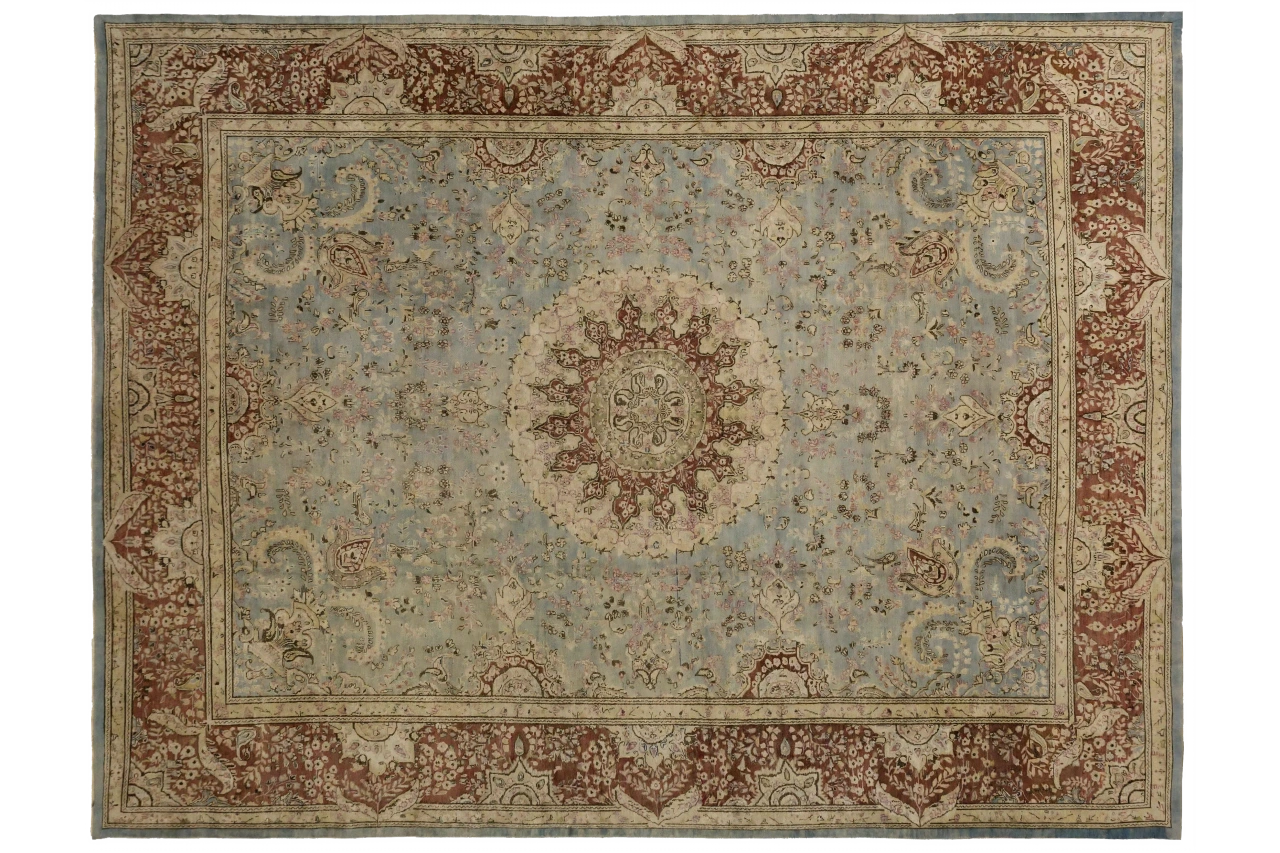 Antique Persian Kerman Transitional Rug 11644
