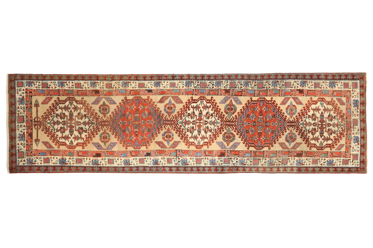 Antique Persian Azarbaijan Transitional Rug 11716