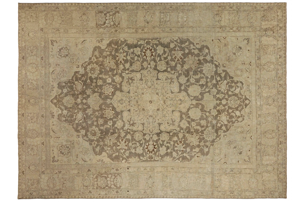 Antique Persian Tabriz Transitional Rug 11738