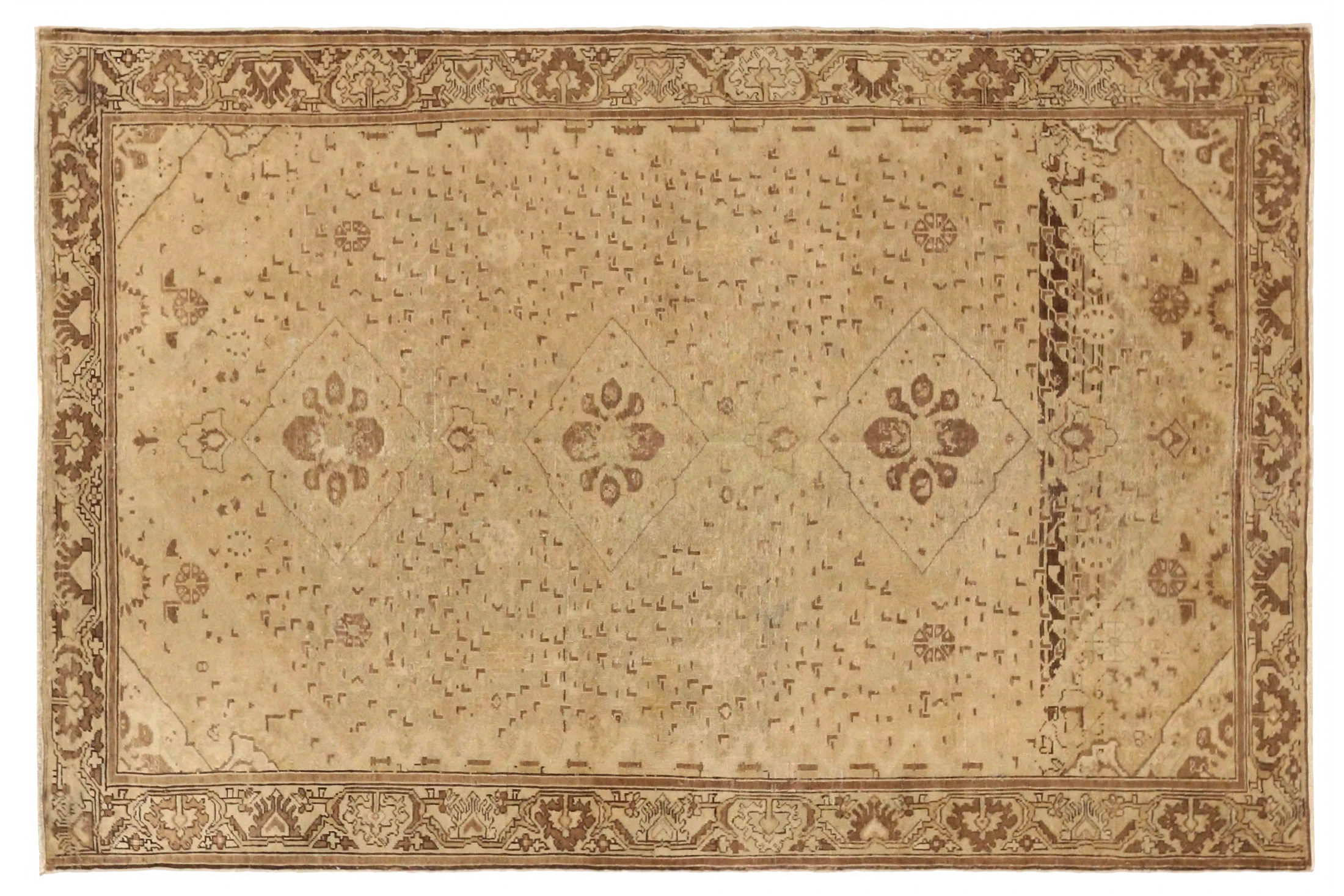 Antique Persian Malayer Transitional Rug 12078