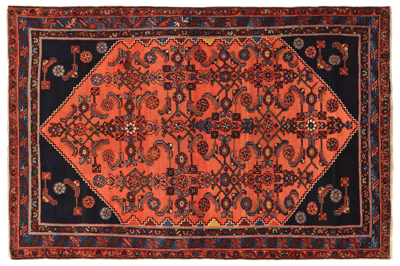 Antique Persian Hamadan Traditional Rug 12080