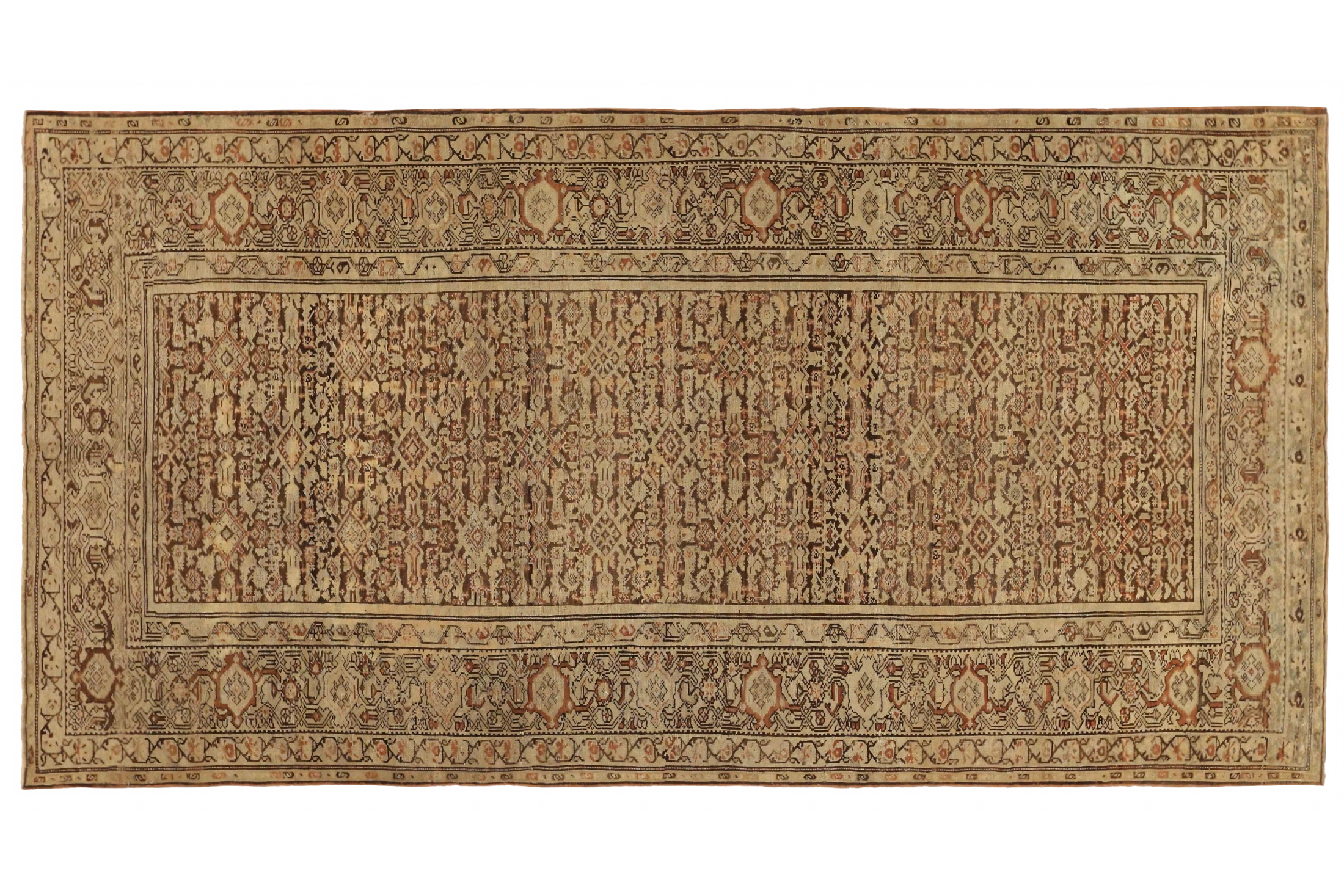 Antique Persian Malayer Transitional Rug 12089