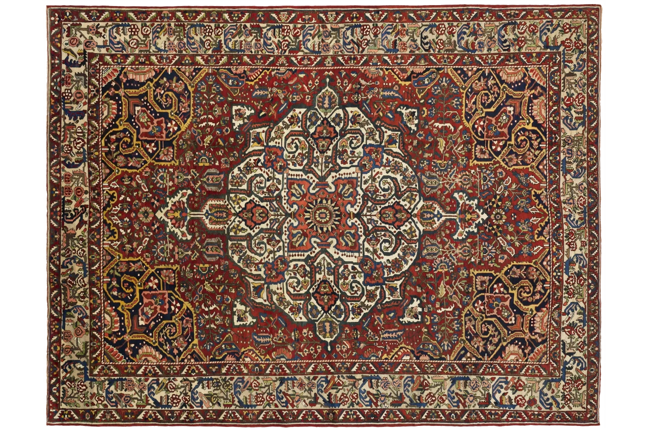 Antique Persian Bakhtiar Traditional Rug 12700