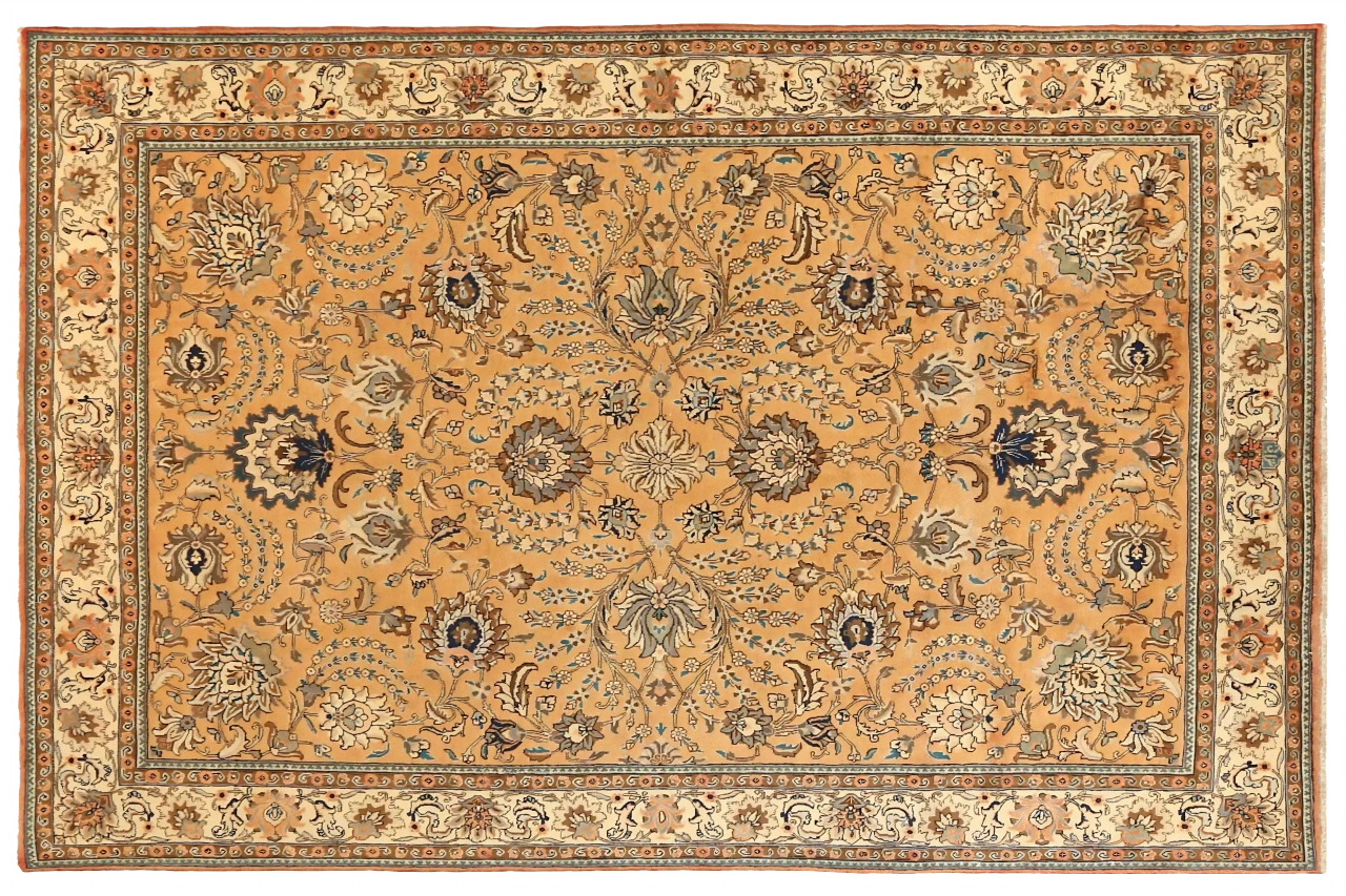 Antique Persian Tabriz Transitional Rug 12706