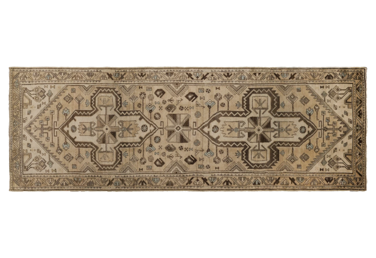 Antique Persian Malayer Transitional Rug 12787