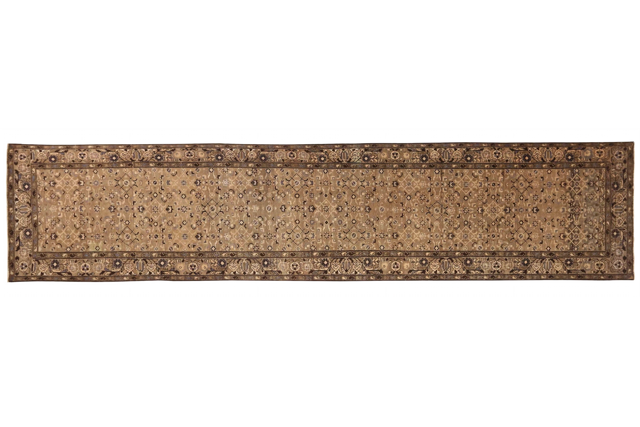 Antique Persian Malayer Transitional Rug 12788