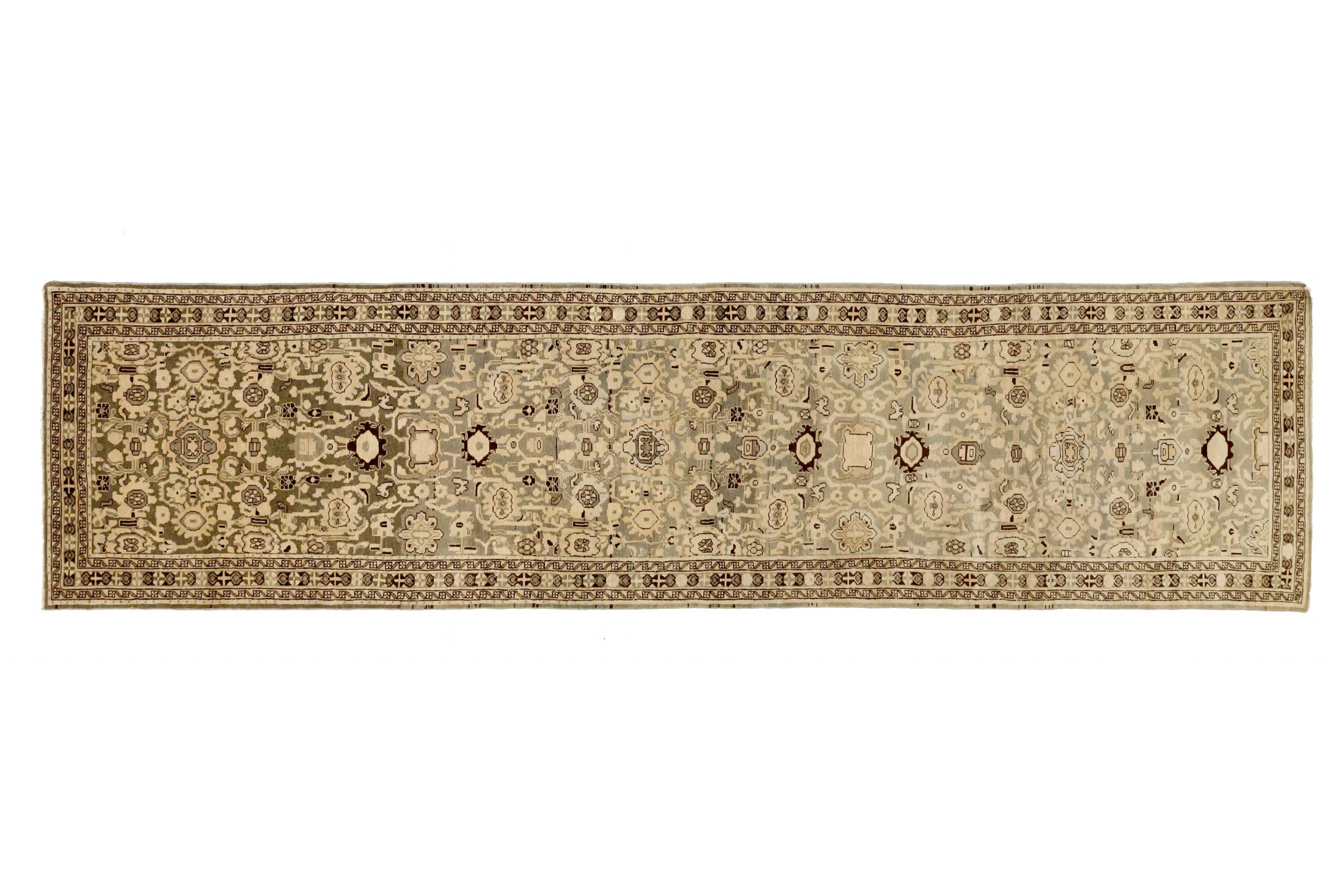 Antique Persian Malayer Transitional Rug 12790