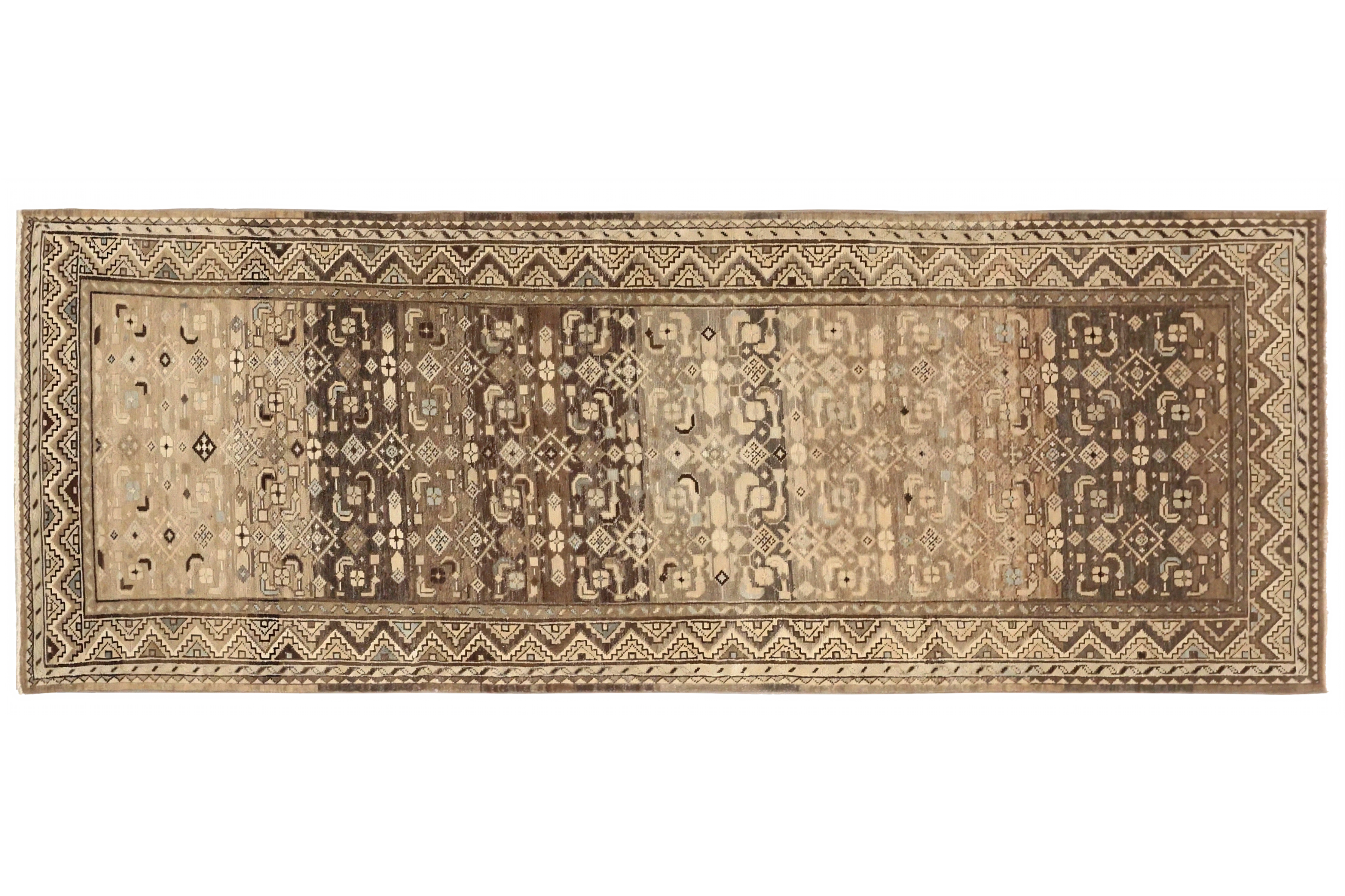 Antique Persian Malayer Transitional Rug 12805