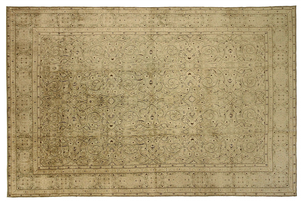 Antique Persian Kerman Transitional Rug 12871