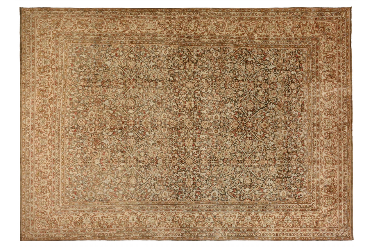 Antique Persian Kerman Traditional Rug 12877