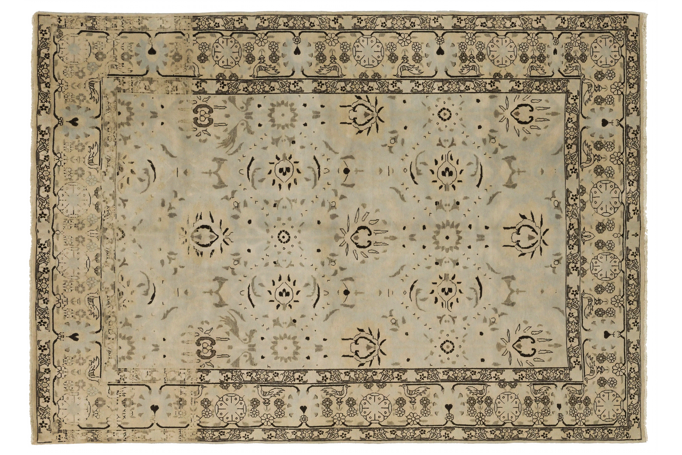 Antique Persian Tabriz Transitional Rug 12932