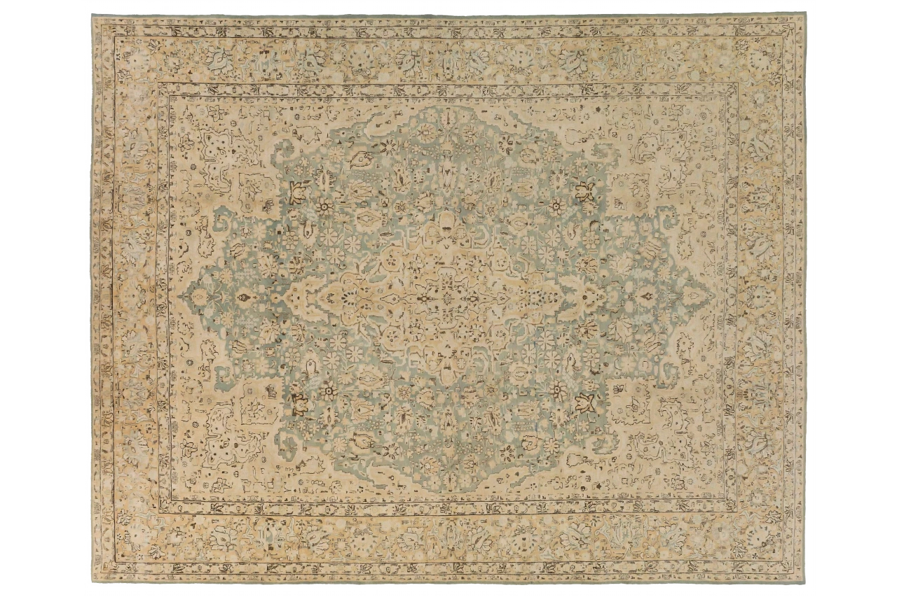Antique Persian Kerman Transitional Rug 12970