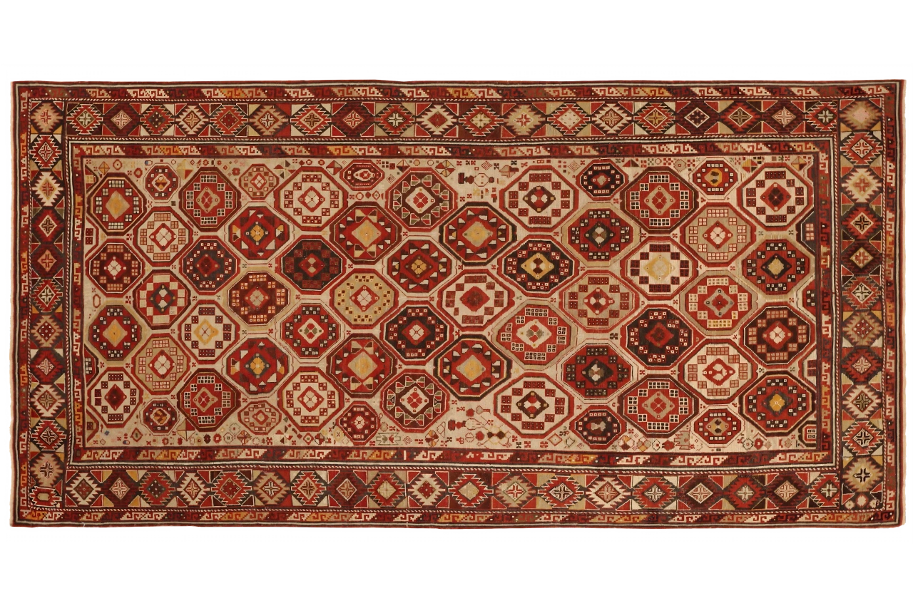 Antique Russia Shirvan Transitional Rug 13299