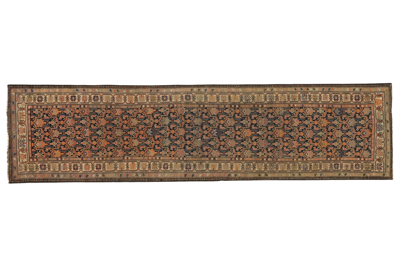 Antique Persian Malayer Transitional Rug 13322