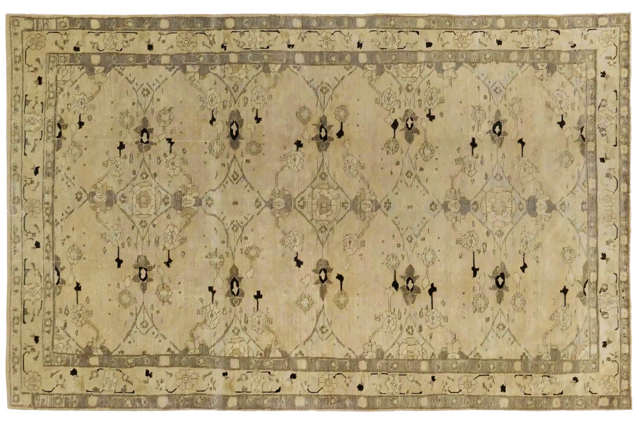 Antique Persian Tabriz Transitional Rug 13395