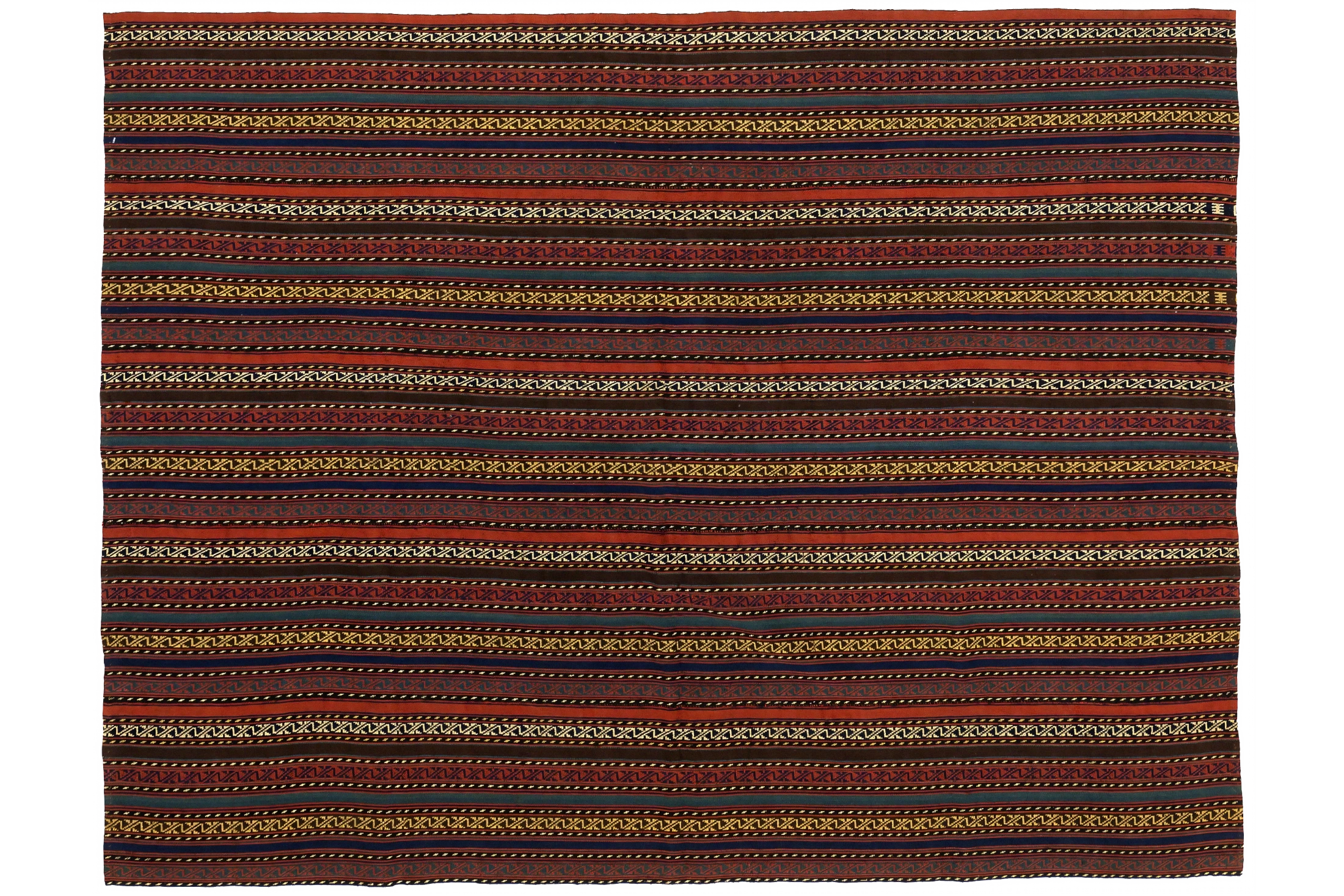 Antique Persian Transitional Rug 13556