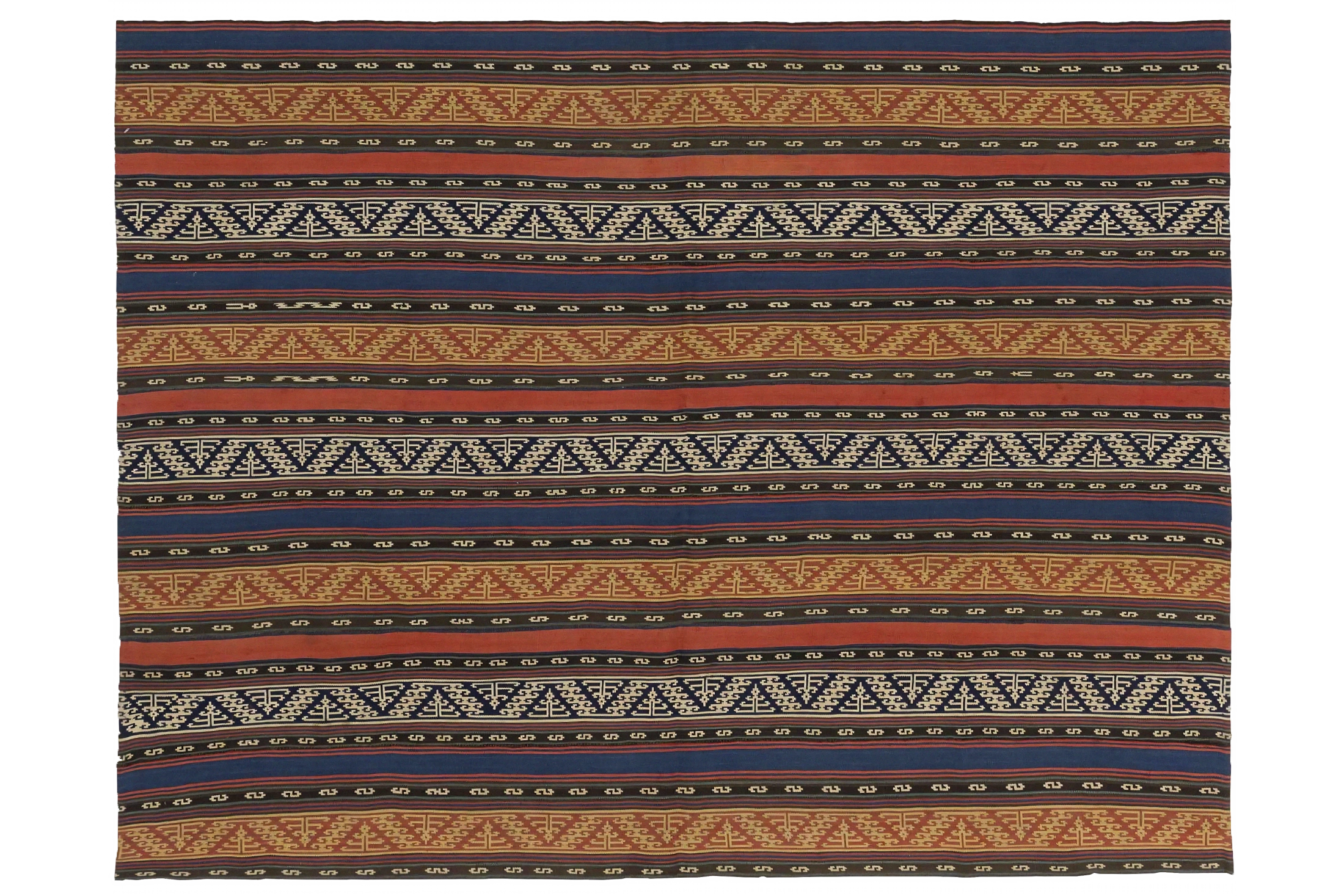 Antique Persian Transitional Rug 13558