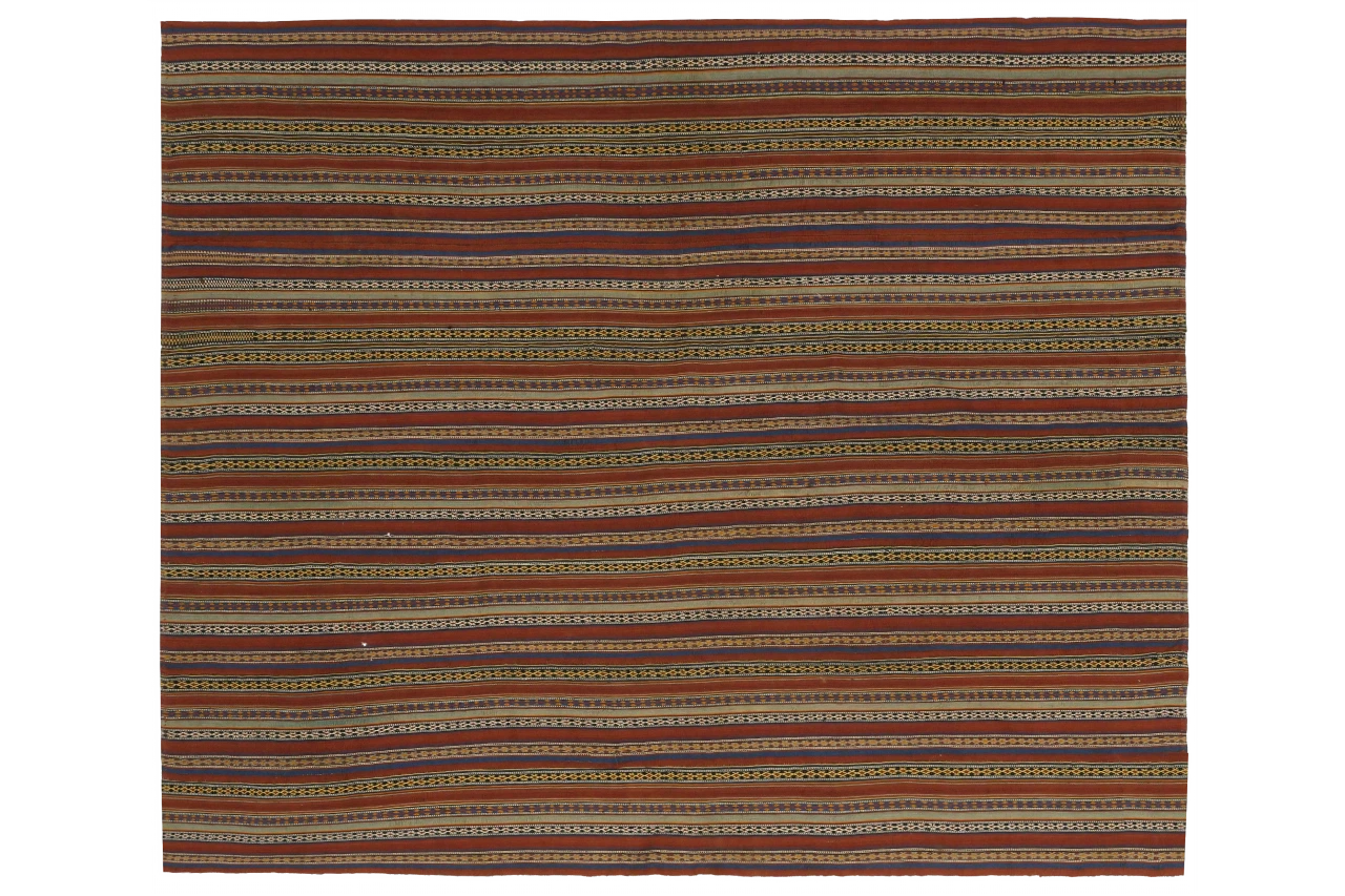 Antique Persian Transitional Rug 13561