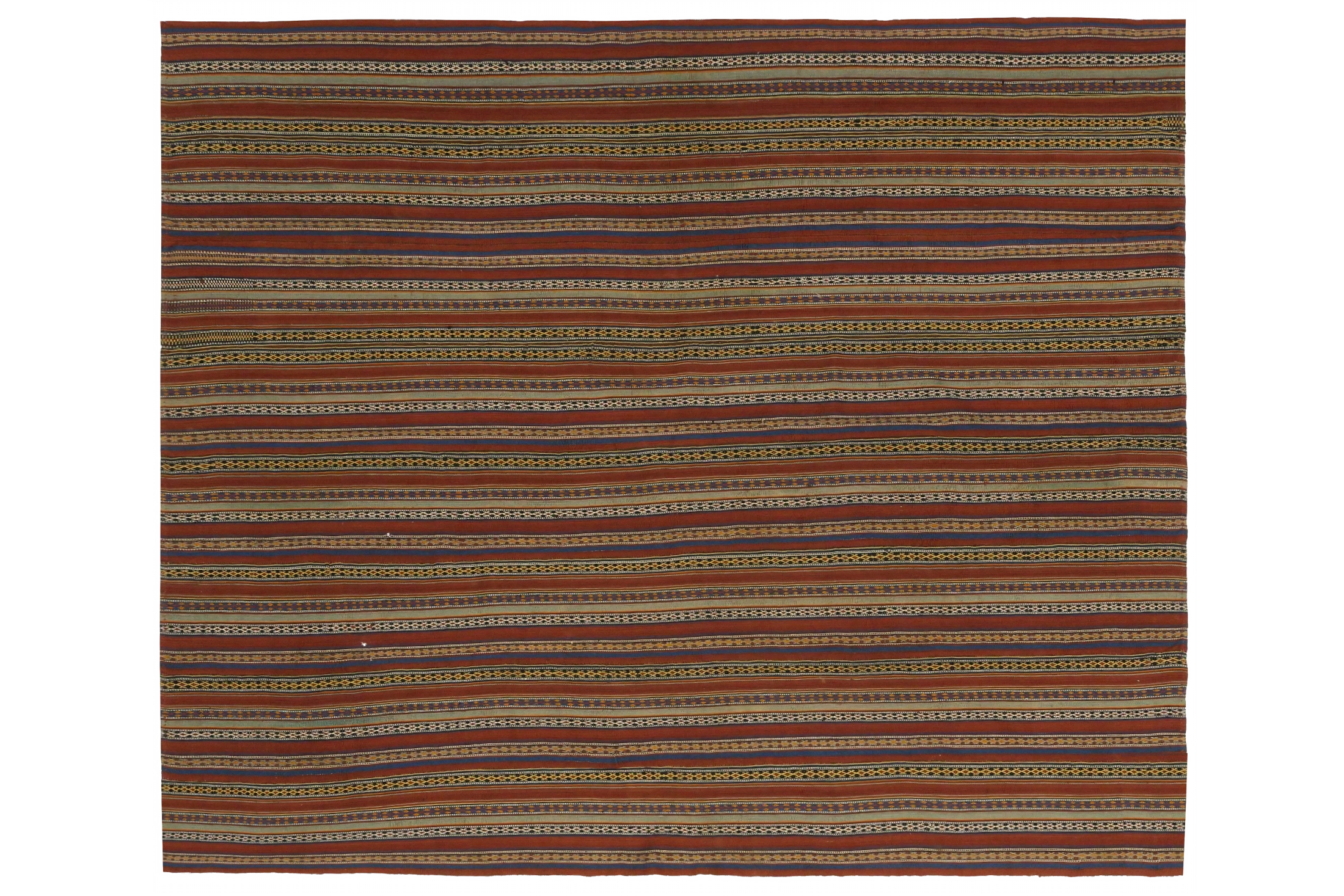 Antique Persian Transitional Rug 13561