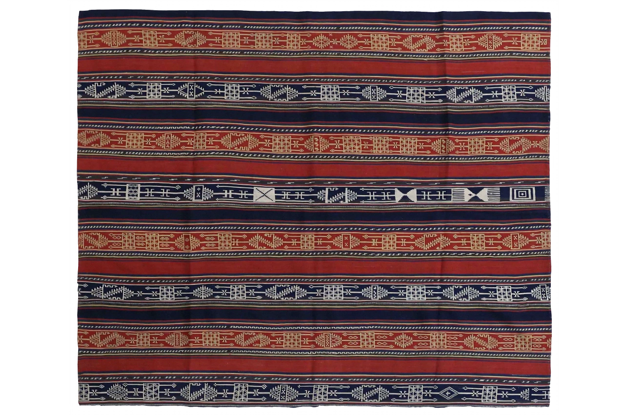 Antique Persian Transitional Rug 13570