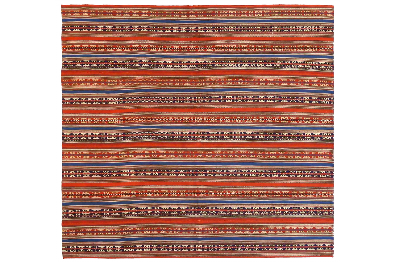 Antique Persian Transitional Rug 13575